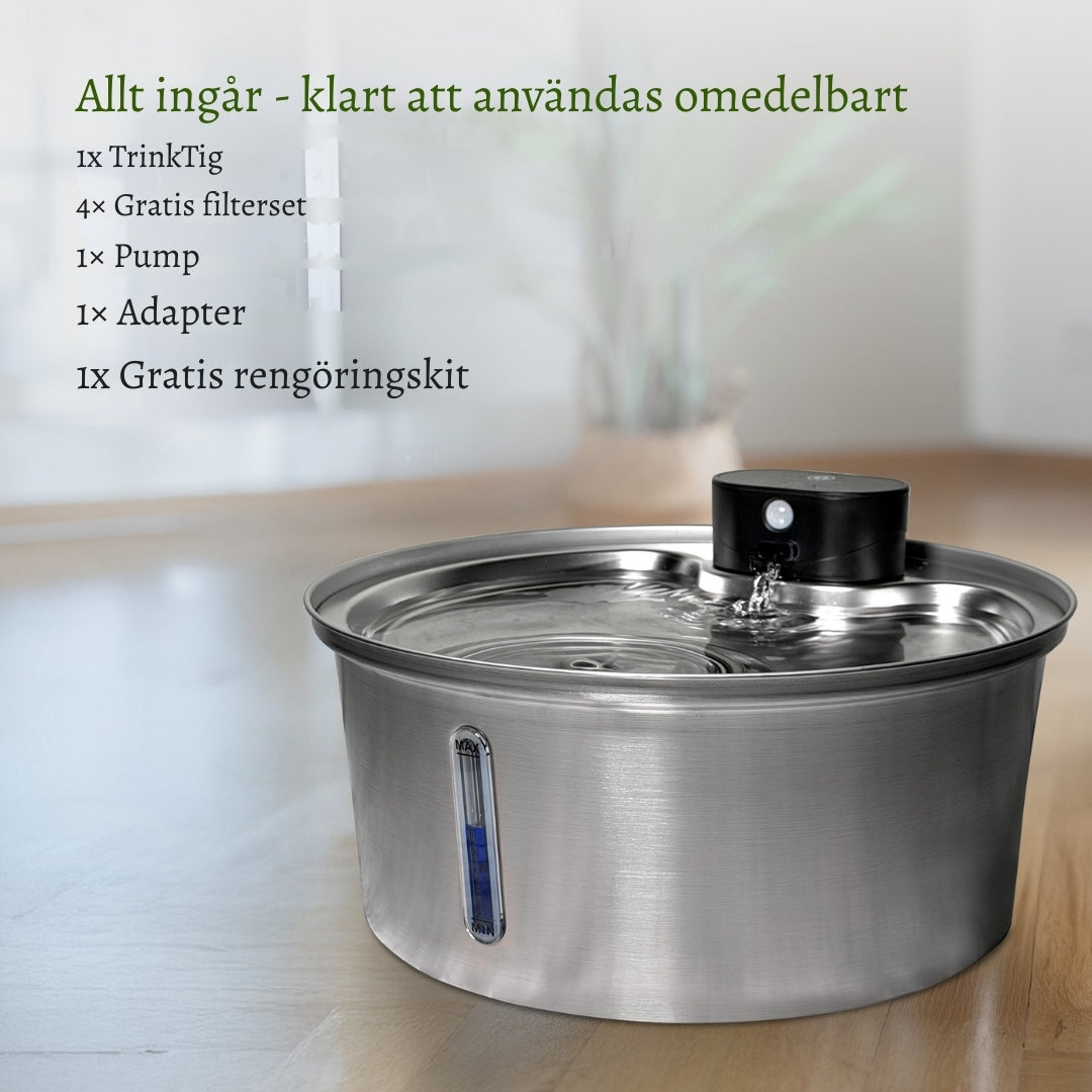 TrinkTig – Rinnande vatten som din hund vill dricka