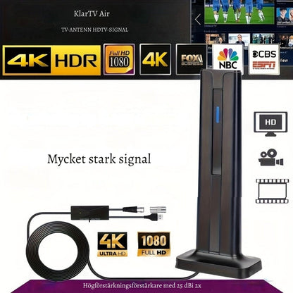 KlarTV Air – HD- och 4K-kanaler utan abonnemang