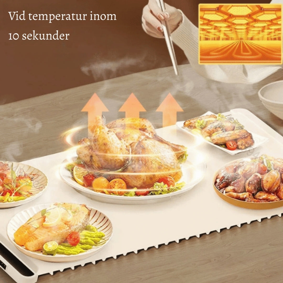 VarmTallrik – Håll maten varm, hela måltiden