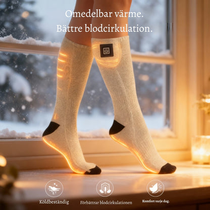 VärmeFot – Uppvärmda strumpor med justerbar värme