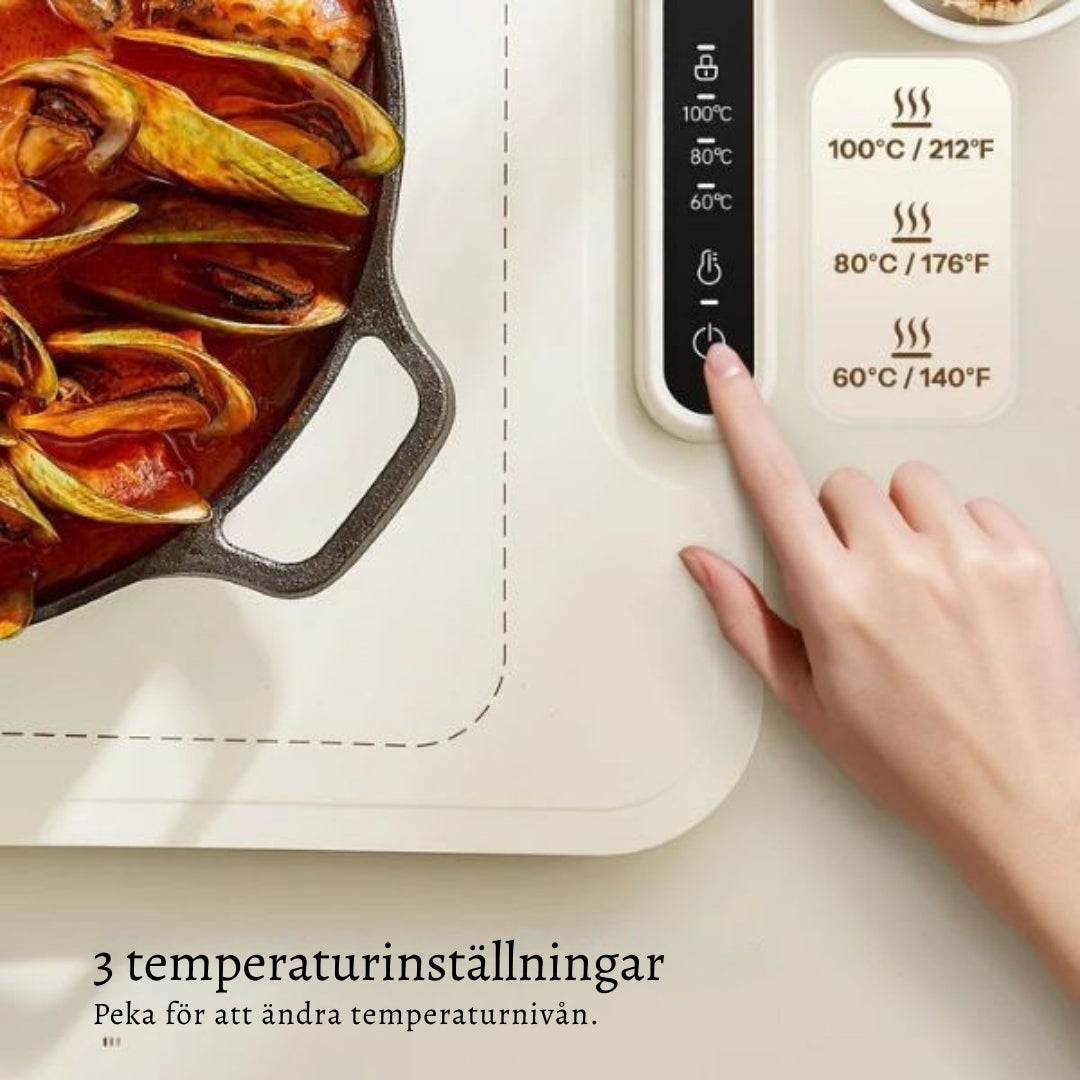 VarmTallrik – Håll maten varm, hela måltiden