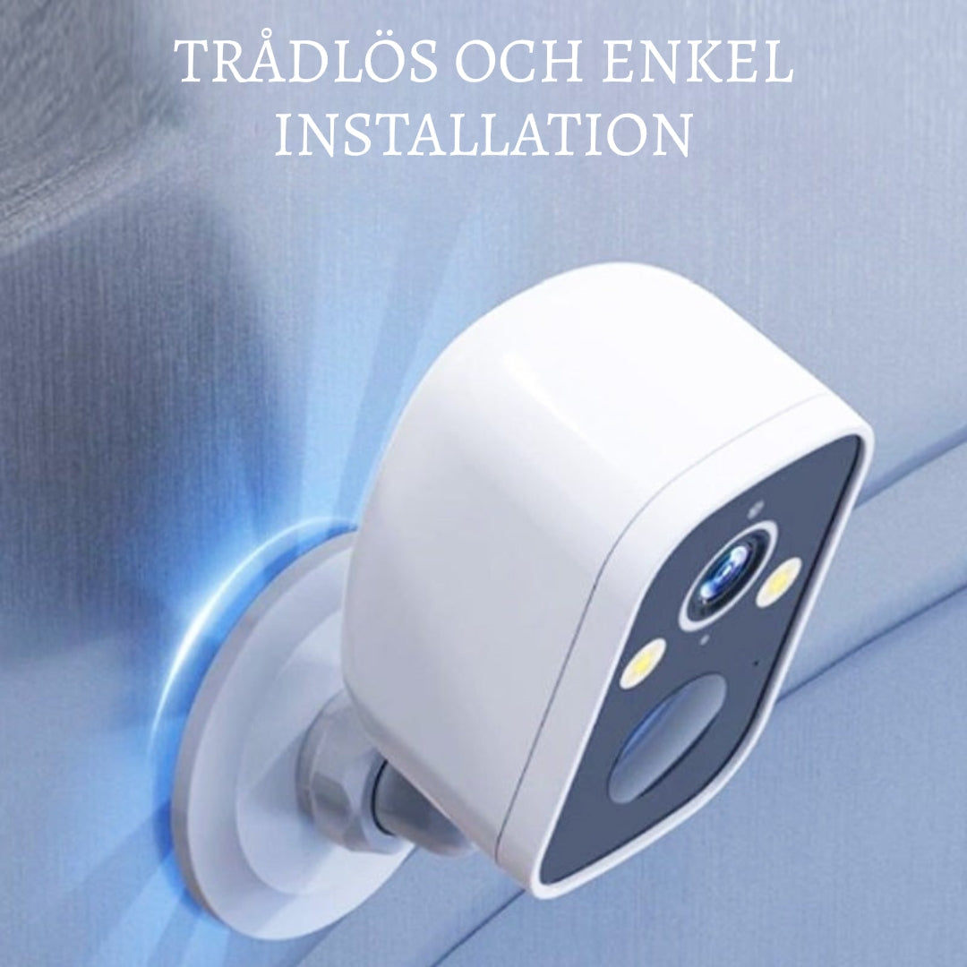 TryggKamera One – Trådlös säkerhet, dag och natt